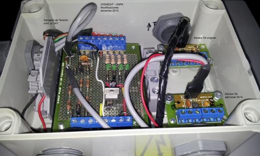 Figure 1.4 – Hall-effect 5A sensors for PV panels at UNPA, SISMED-FV